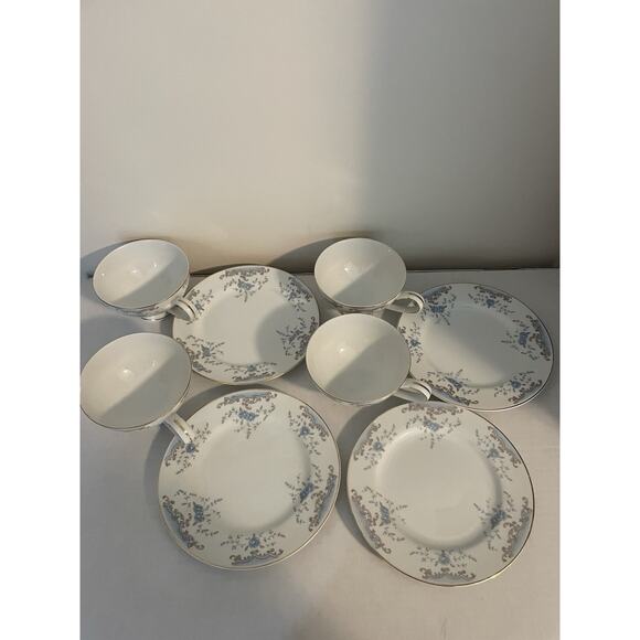 Imperial China Tea Cup and Saucer W Dalton SEVILLE 5303 -Set Of 4 - Picture 4 of 4